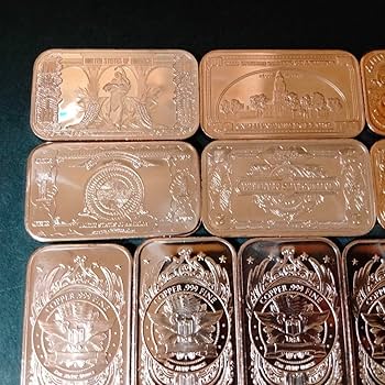 純銅インゴット（純度99.9%） 1オンス　銅バー　銅インゴット アメリカ紙幣 Amazon.co.jp: 純銅インゴット（純度99.9%） 1オンス 銅バー 銅